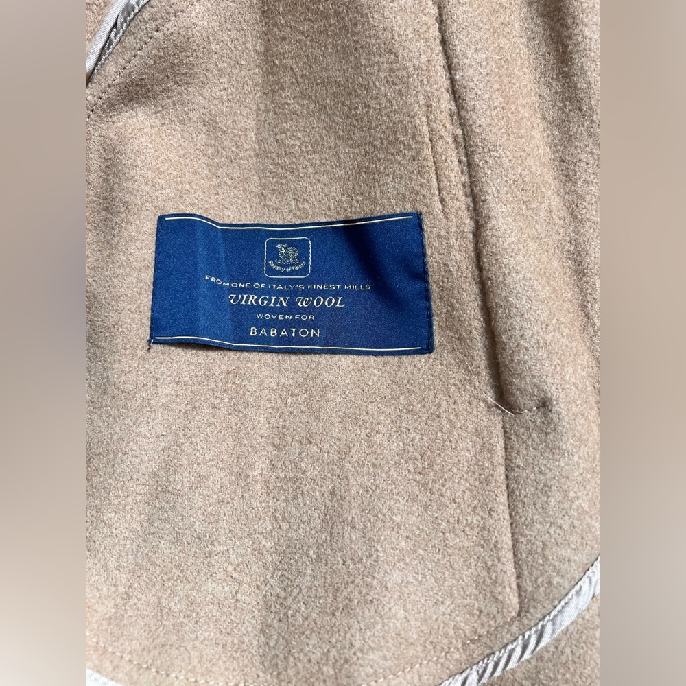 Aritzia Babaton tan camel wool coat size small - Picture 8 of 15